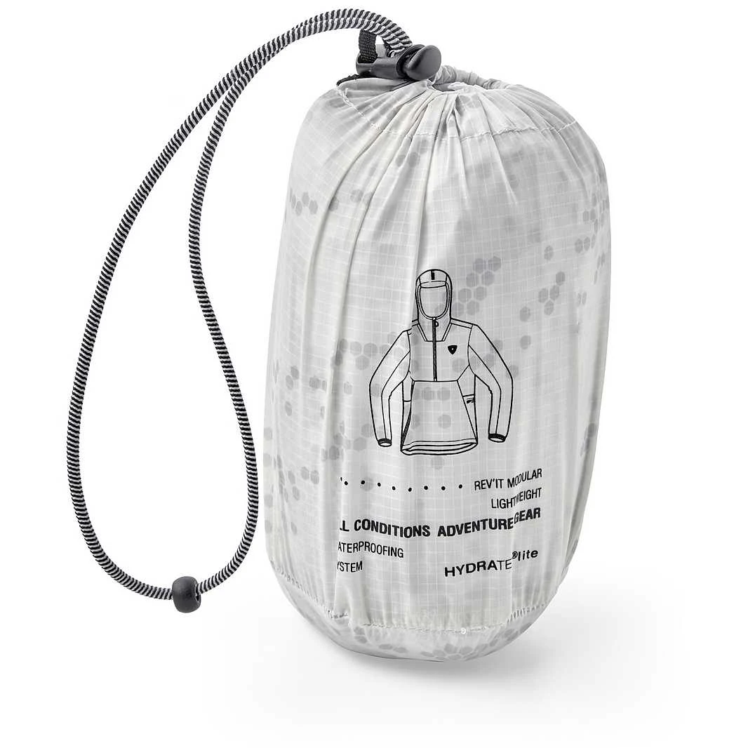 Giacca Antipioggia Moto Rev'it Rain Smock Barrier Mid Grey 6 Giacca Antipioggia Moto Rev'it Rain Smock Barrier Mid Grey - immagine 4