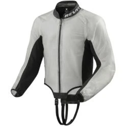 Giacca Antipioggia Rev'it TRACKMASTER H2O Trasparente Nero