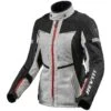 Giacca Da Donna Moto Touring Rev'it SAND 4 H2O Ladies Argento Nero -Vendite Rev'it! giacca da donna moto touring revit sand 4 h2o ladies argento nero 129496 zoom