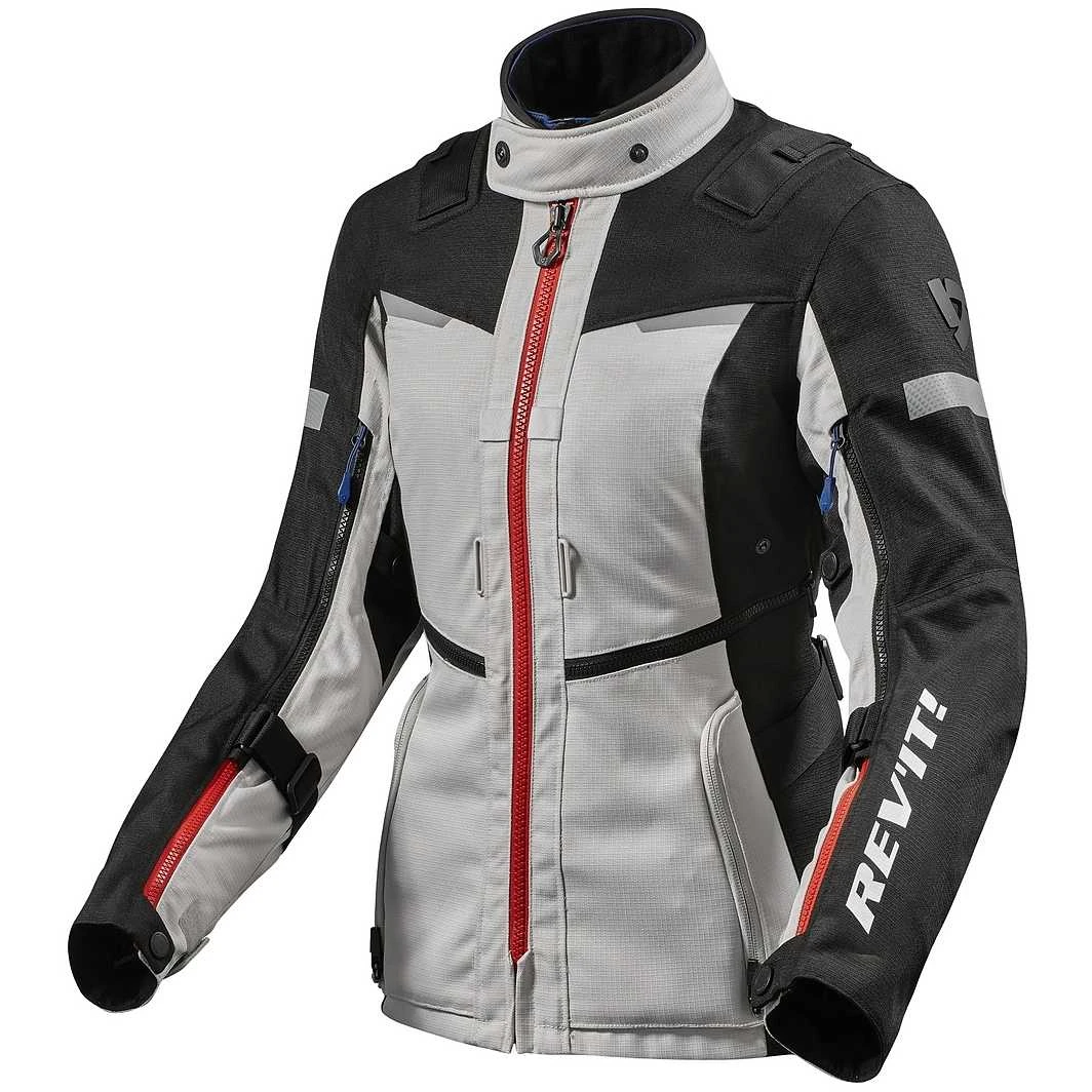 Giacca Da Donna Moto Touring Rev'it SAND 4 H2O Ladies Argento Nero 3 Giacca Da Donna Moto Touring Rev'it SAND 4 H2O Ladies Argento Nero