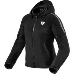 Giacca Moto Donna Casual Rev'it PROXY H2O Ladies Nero Bianco
