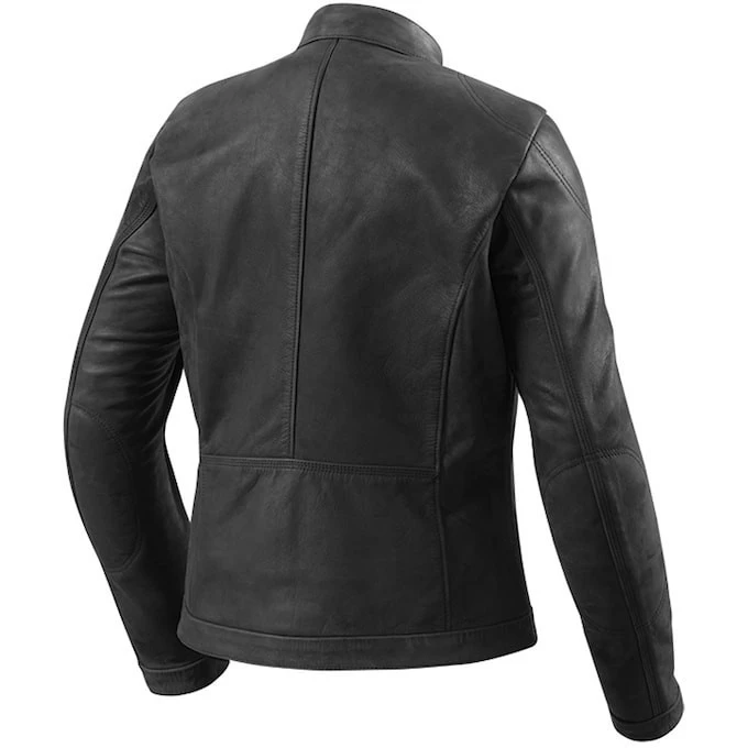 Giacca Moto Donna In Pelle Rev'it ROSA Ladies Nero 4 Giacca Moto Donna In Pelle Rev'it ROSA Ladies Nero - immagine 2