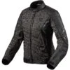 Giacca Moto Donna TORQUE 2 H2O Ladies Nero Antracite