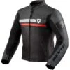 Giacca Moto In Pelle Rev'it MILE Nero Rosso 2 Giacca Moto In Pelle Rev'it MILE Nero Rosso -Vendite Rev'it! giacca moto in pelle revit mile nero rosso 142744 zoom