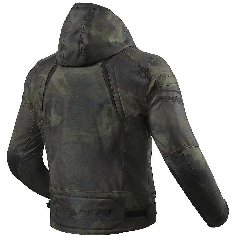 Giacca Moto In Tessuto Rev'it FLARE 2 Mimetico Verde Scuro 4 Giacca Moto In Tessuto Rev'it FLARE 2 Mimetico Verde Scuro - immagine 2