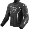 Giacca Moto In Tessuto Rev'it VERTEX Nero Bianco -Vendite Rev'it! giacca moto in tessuto revit vertex nero bianco 53851 zoom