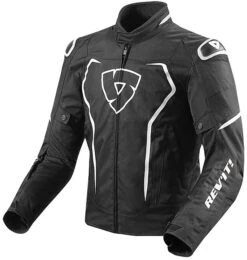 Giacca Moto In Tessuto Rev'it VERTEX Nero Bianco