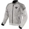 Giacca Moto Rev'it TORQUE 2 H2O Silver Grigio