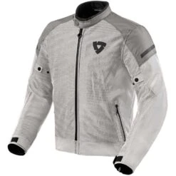 Giacca Moto Rev'it TORQUE 2 H2O Silver Grigio