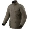 Giacca Moto Tessuto Rev'it DENVER H20 Verde Scuro