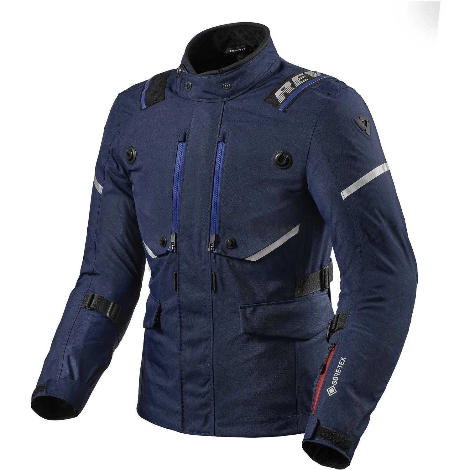 Giacca Moto Touring In Gore-Tex Rev'it VERTICAL GTX Blu Scuro 3 Giacca Moto Touring In Gore-Tex Rev'it VERTICAL GTX Blu Scuro