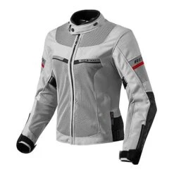 Giubbotto Da Donna Moto Traforato Rev'it TORNADO 2 Lady Silver
