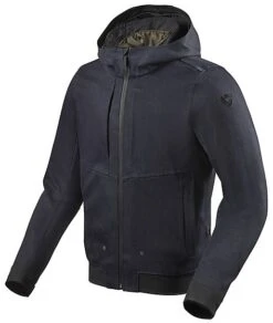 Giubbotto Moto Con Cappuccio Moto Rev'it STEALTH 2 Dark Blue