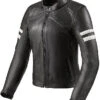 Giubbotto Moto Da Donna In Pelle Custom Rev'it MERIDIAN LADIES Nero Bianco -Vendite Rev'it! giubbotto moto da donna in pelle custom revit meridian ladies nero bianco 96045 zoom