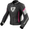 Giubbotto Moto Da Donna In Pelle Sport Rev'it XENA 3 LADIES Nero Rosa -Vendite Rev'it! giubbotto moto da donna in pelle sport revit xena 3 ladies nero rosa 96015 zoom