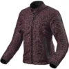 Giubbotto Moto Donna Rev'it SHADE H2O Lady Leopardo Rosso