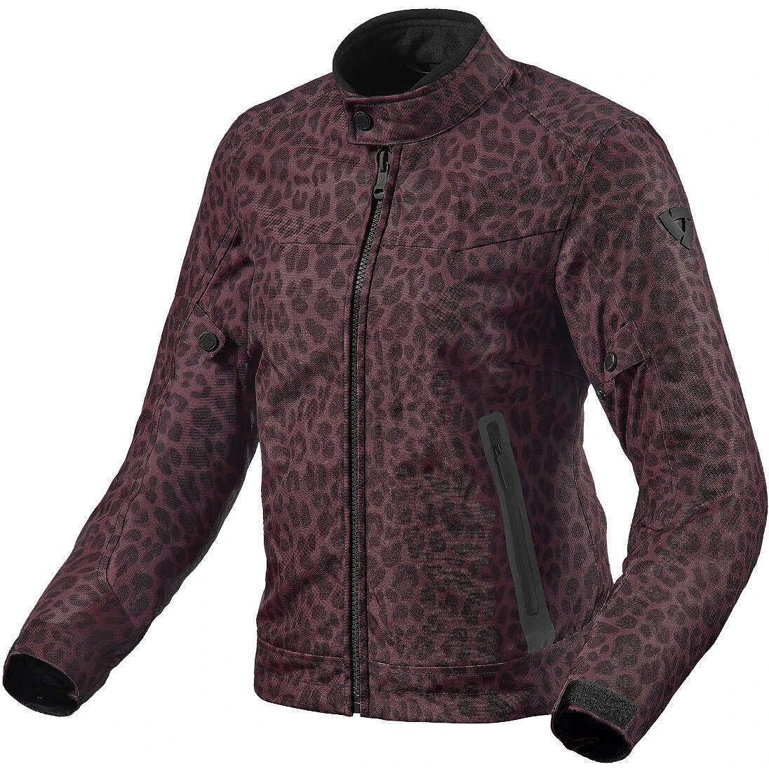 Giubbotto Moto Donna Rev'it SHADE H2O Lady Leopardo Rosso 3 Giubbotto Moto Donna Rev'it SHADE H2O Lady Leopardo Rosso