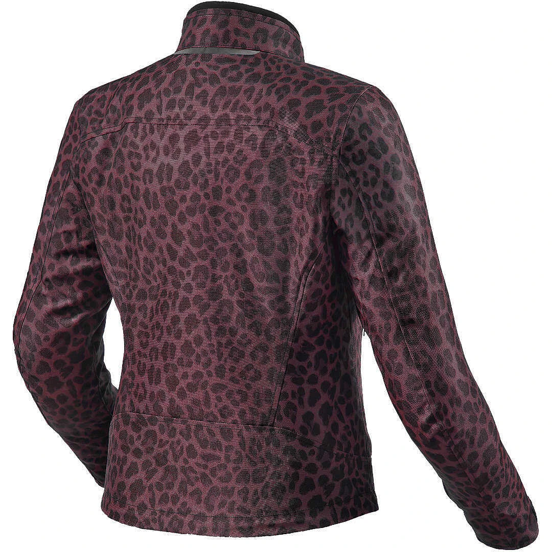 Giubbotto Moto Donna Rev'it SHADE H2O Lady Leopardo Rosso 4 Giubbotto Moto Donna Rev'it SHADE H2O Lady Leopardo Rosso - immagine 2