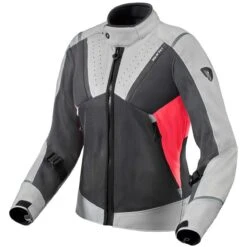 Giubbotto Moto Donna Traforate Rev'it AIRWAVE 4 LADIES Grigio Rosa