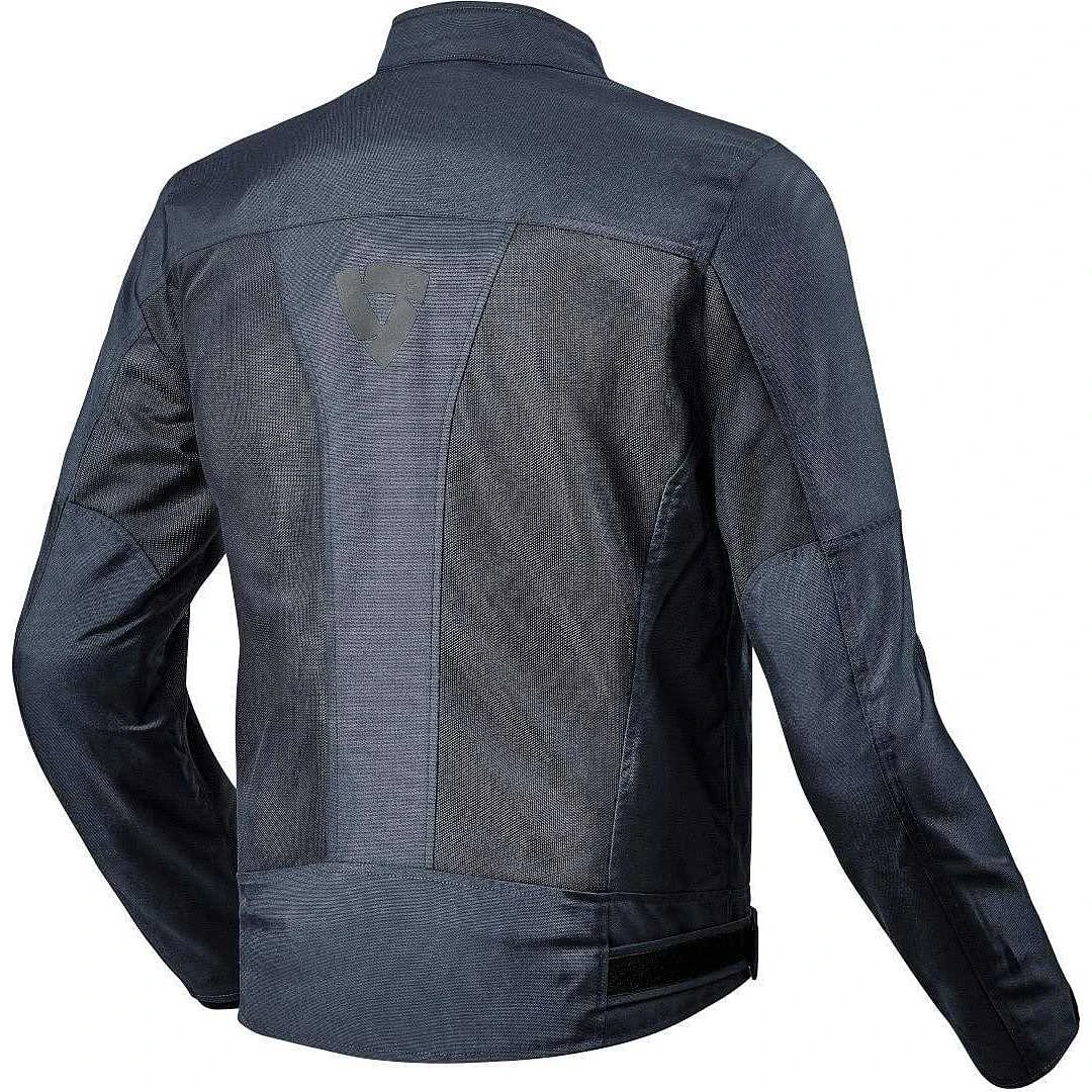 Giubbotto Moto Estivo Traforato In Tessuto Rev'it ECLIPSE Dark Blu 4 Giubbotto Moto Estivo Traforato In Tessuto Rev'it ECLIPSE Dark Blu - immagine 2