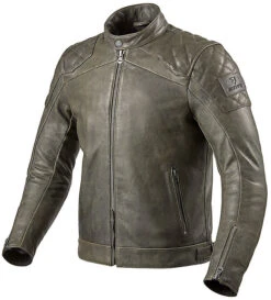 Giubbotto Moto In Pelle Custom Rev'it CORDITE Oliva