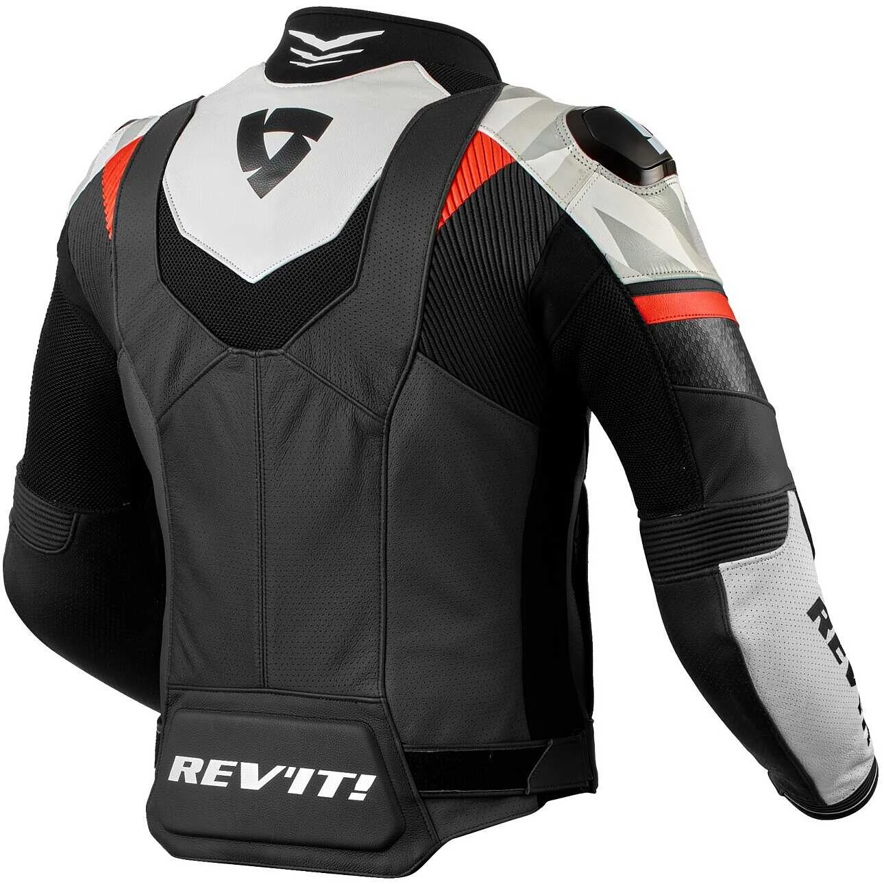 Giubbotto Moto Pelle Rev'it HYPERSPEED 2 AIR Nero Bianco 4 Giubbotto Moto Pelle Rev'it HYPERSPEED 2 AIR Nero Bianco - immagine 2