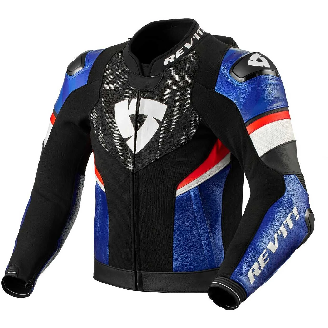 Giubbotto Moto Pelle Rev'it HYPERSPEED 2 PRO Nero Blu 3 Giubbotto Moto Pelle Rev'it HYPERSPEED 2 PRO Nero Blu