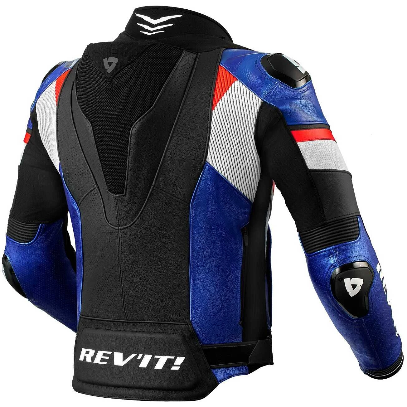 Giubbotto Moto Pelle Rev'it HYPERSPEED 2 PRO Nero Blu 4 Giubbotto Moto Pelle Rev'it HYPERSPEED 2 PRO Nero Blu - immagine 2