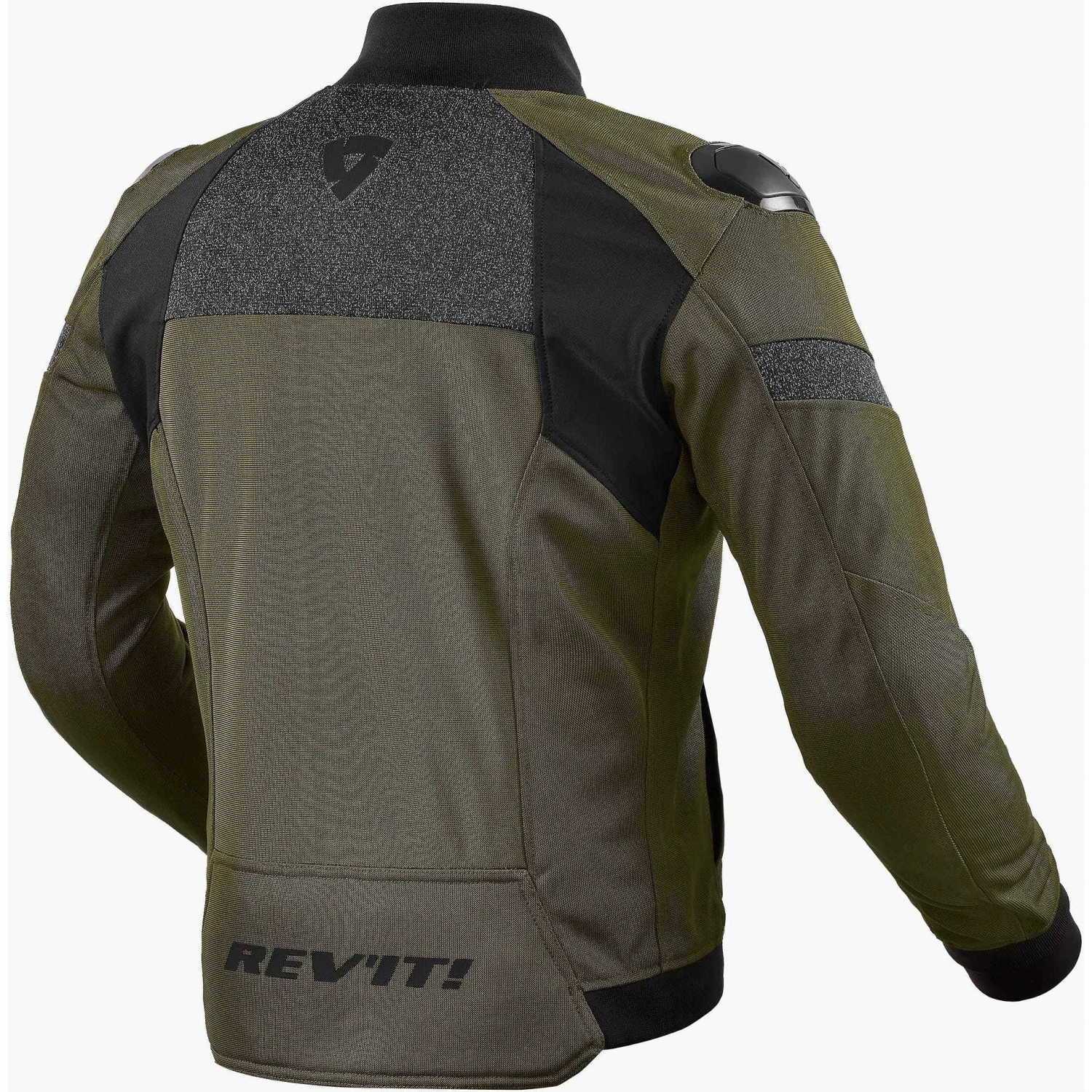 Giubbotto Moto Sportivo Rev'it ACTION H2O Nero Verde Scuro 4 Giubbotto Moto Sportivo Rev'it ACTION H2O Nero Verde Scuro - immagine 2
