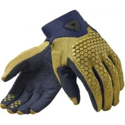 Guanti Moto Estivi Certificati Rev'it MASSIF Giallo Ocra