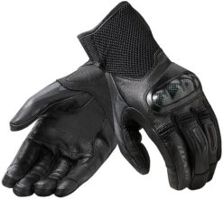 Guanti Moto In Pelle E Tessuto Touring Rev'it PRIME Nero