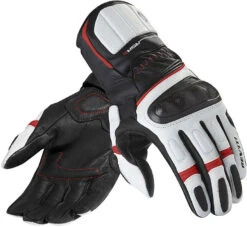 Guanti Moto In Pelle Racing Rev'it RSR 2 Nero Rosso