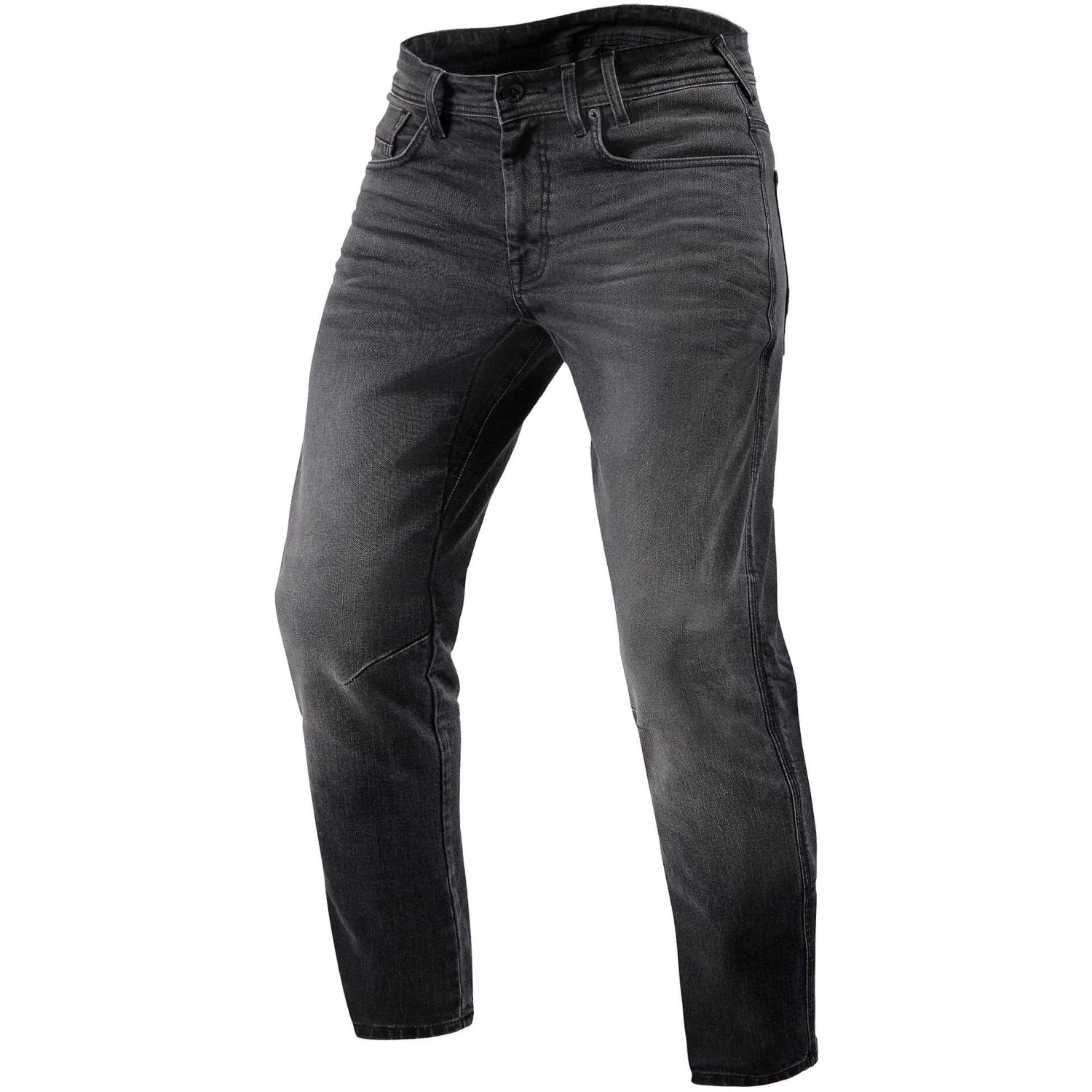 Jeans Moto Rev'it DETROIT 2 TF Grigio Medio Slavato L36 3 Jeans Moto Rev'it DETROIT 2 TF Grigio Medio Slavato L36