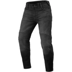 Jeans Moto Rev'it MOTO 2 TF Grigio Scuro Slavato L32