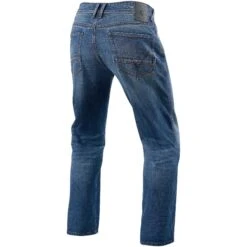 Jeans Moto Rev'it PHILLY 3 LF Blu Medio Slavato L32 -Vendite Rev'it! jeans moto revit philly 3 lf blu medio slavato l32 142919 zoom