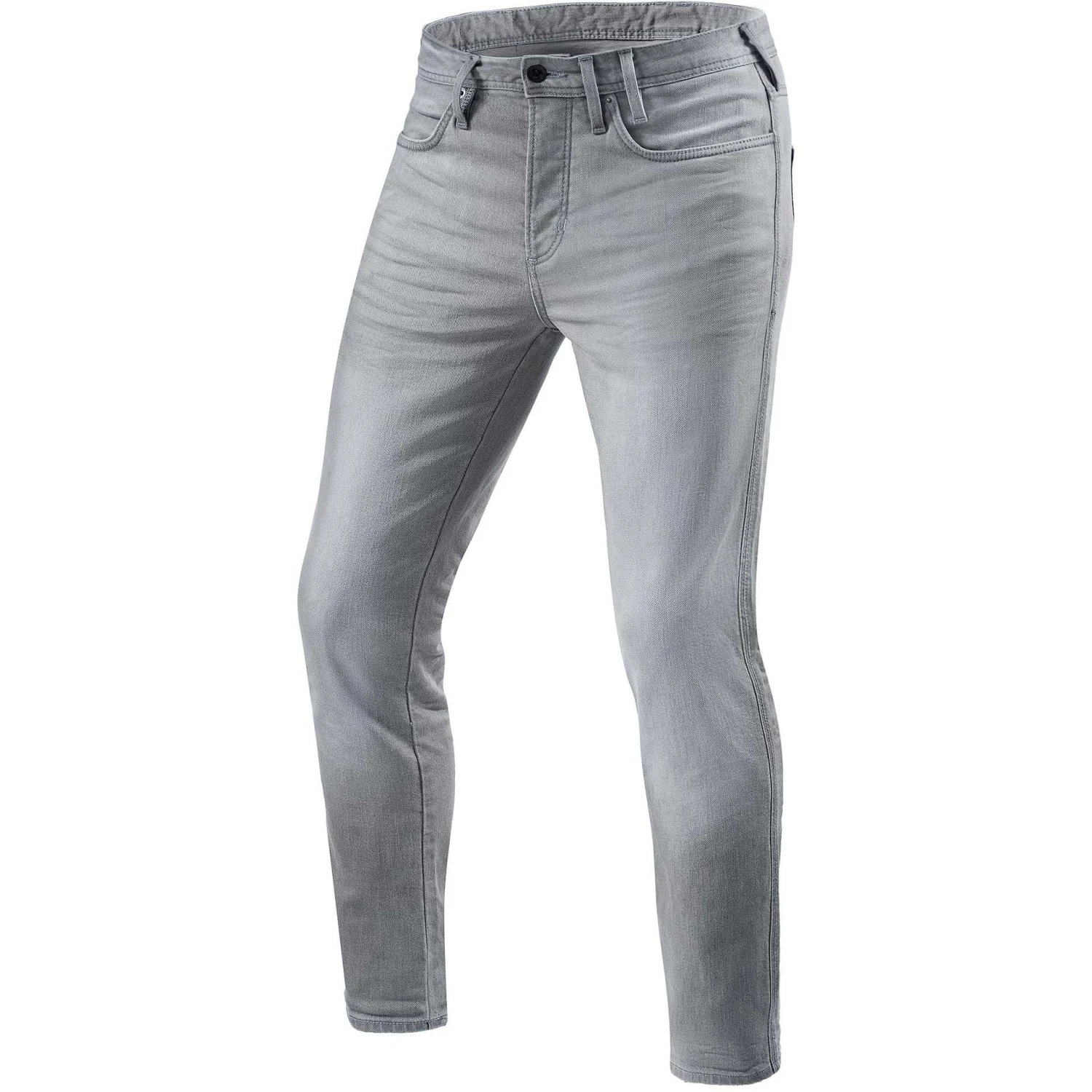 Jeans Moto Rev'it PISTON 2 SK Grigio Chiaro Slavato L32 3 Jeans Moto Rev'it PISTON 2 SK Grigio Chiaro Slavato L32