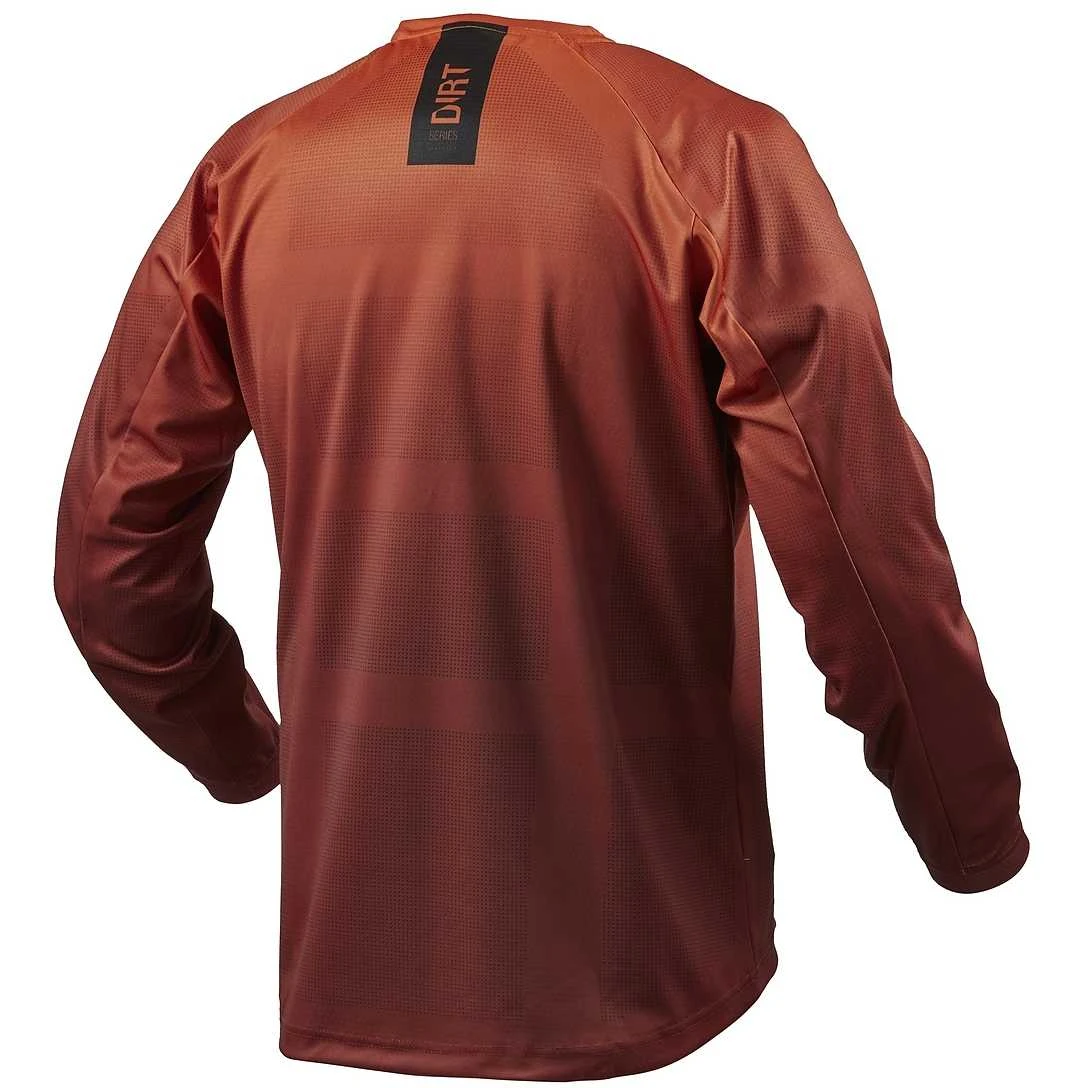 Maglia Moto Cross Ensuro Rev'it SCRAMBLER Rosso Borgogna Arancia 4 Maglia Moto Cross Ensuro Rev'it SCRAMBLER Rosso Borgogna Arancia - immagine 2