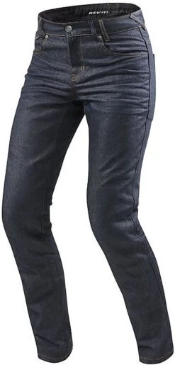 Pantaloni Moto Jeans Rev'it Lombard 2 Dark Blu L 36