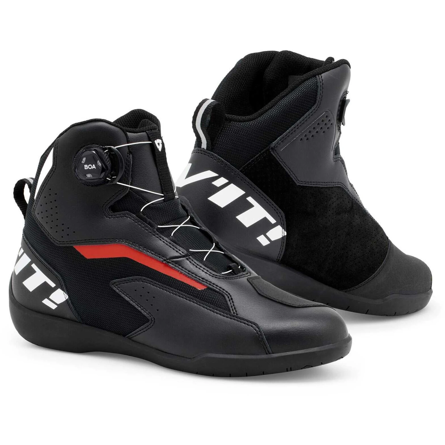 Scarpe Moto Estive Rev'it JETSPEED PRO Nero Rosso 3 Scarpe Moto Estive Rev'it JETSPEED PRO Nero Rosso