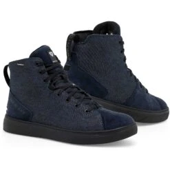 Scarpe Snakers Moto Tecniche Rev'it DELTA H2O Blu Scuro Nero