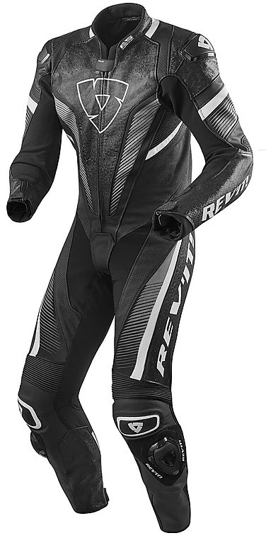 Tuta Intera Moto Racing In Pelle Rev'it SPITFIRE 1pc Nero Bianco 3 Tuta Intera Moto Racing In Pelle Rev'it SPITFIRE 1pc Nero Bianco