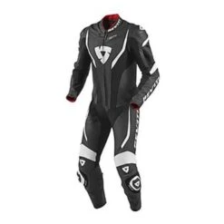 Vendite Rev'it! 23 Tuta Moto In Pelle Professionale Rev'it GT-R Nero/Bianco