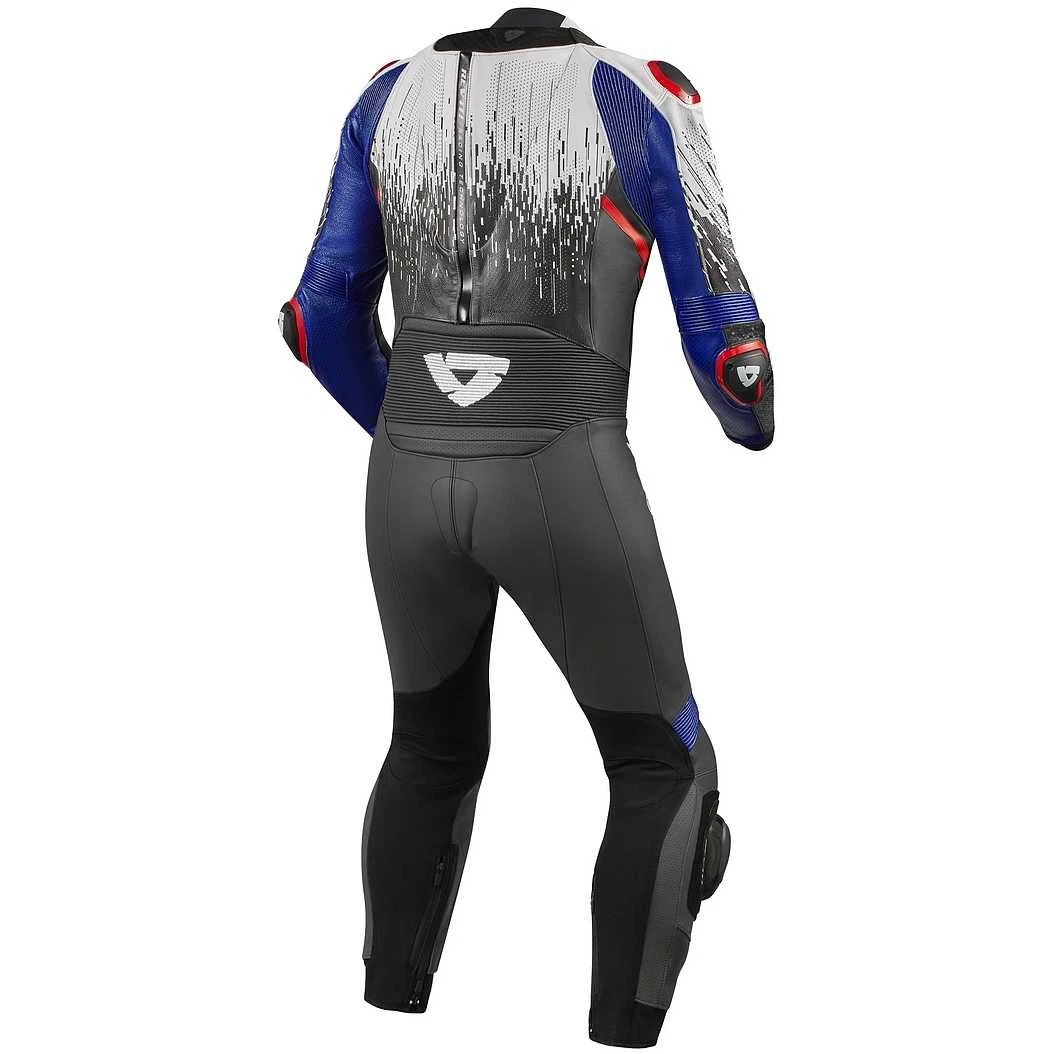 Tuta Moto Intera Professionale Rev'it QUANTUM 2 Bianco Blu 1pcs 4 Tuta Moto Intera Professionale Rev'it QUANTUM 2 Bianco Blu 1pcs - immagine 2