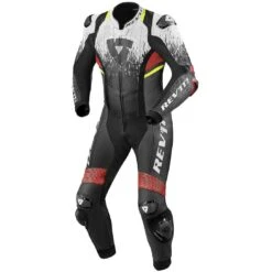 Vendite Rev'it! 15 Tuta Moto Intera Professionale Rev'it QUANTUM 2 Bianco Neon Rosso 1pcs