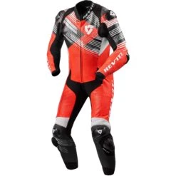 Vendite Rev'it! 17 Tuta Moto Intera Rev'it APEX Neon Rosso Bianco